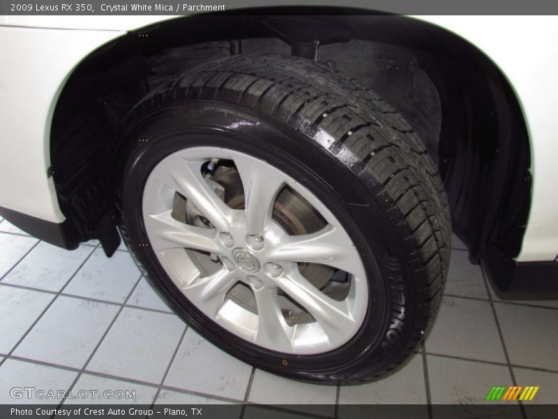 Crystal White Mica / Parchment 2009 Lexus RX 350