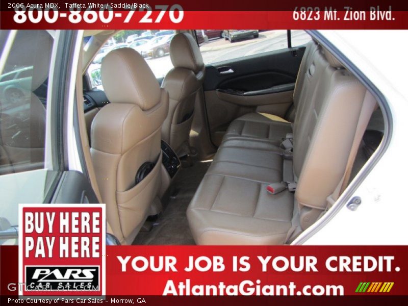 Taffeta White / Saddle/Black 2006 Acura MDX