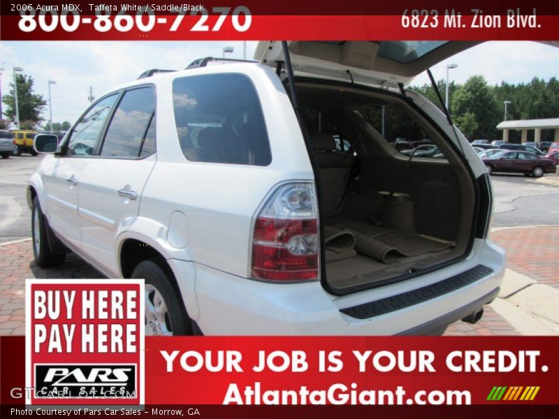 Taffeta White / Saddle/Black 2006 Acura MDX