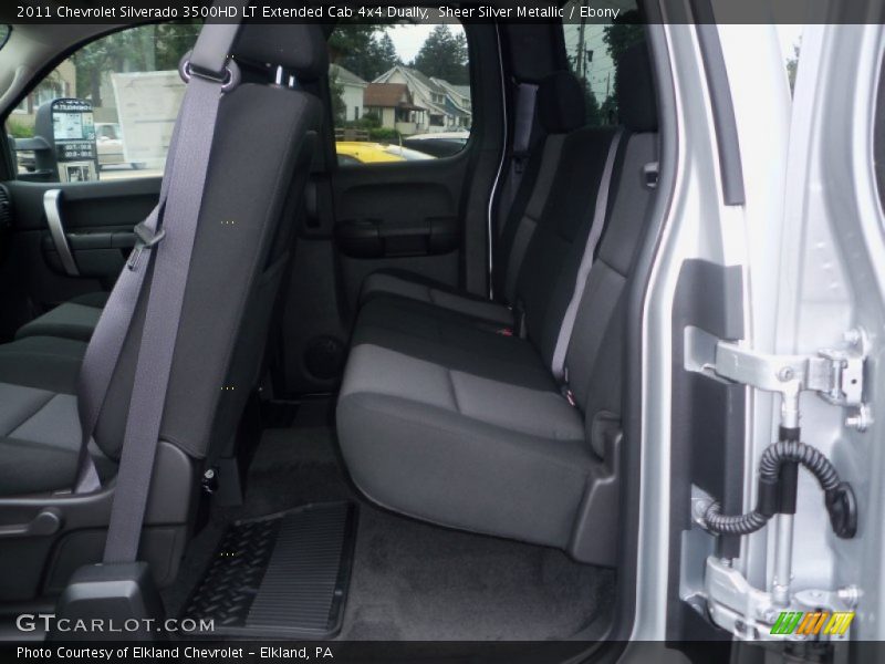  2011 Silverado 3500HD LT Extended Cab 4x4 Dually Ebony Interior