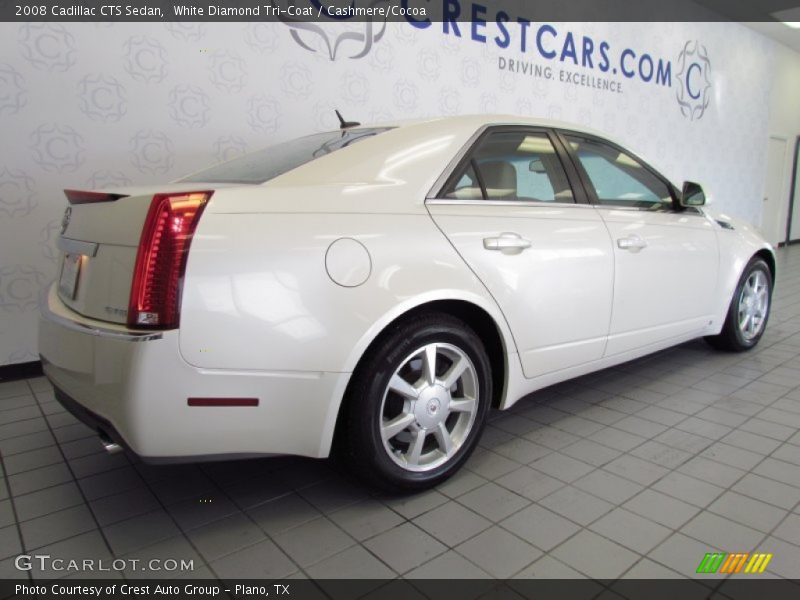 White Diamond Tri-Coat / Cashmere/Cocoa 2008 Cadillac CTS Sedan