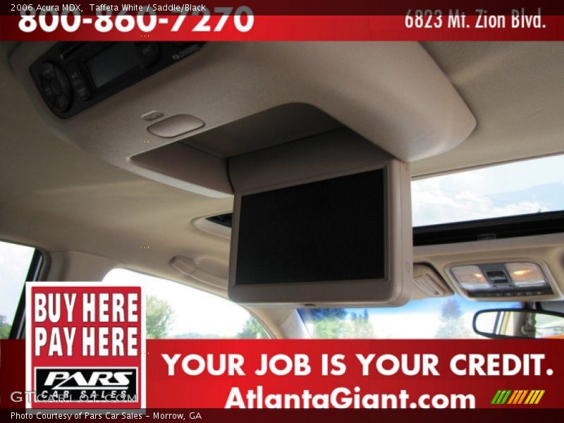 Taffeta White / Saddle/Black 2006 Acura MDX