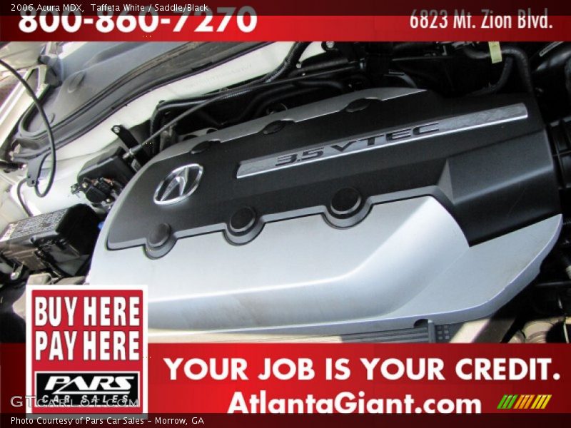 Taffeta White / Saddle/Black 2006 Acura MDX