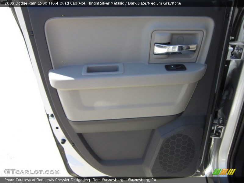 Bright Silver Metallic / Dark Slate/Medium Graystone 2009 Dodge Ram 1500 TRX4 Quad Cab 4x4