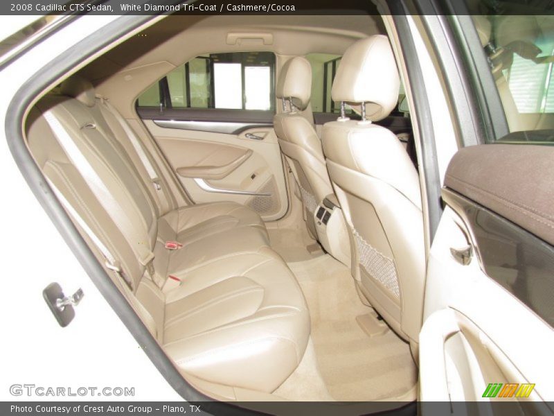 White Diamond Tri-Coat / Cashmere/Cocoa 2008 Cadillac CTS Sedan