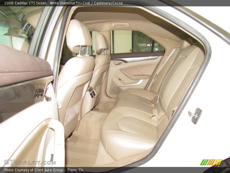 White Diamond Tri-Coat / Cashmere/Cocoa 2008 Cadillac CTS Sedan