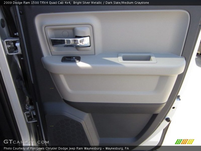 Bright Silver Metallic / Dark Slate/Medium Graystone 2009 Dodge Ram 1500 TRX4 Quad Cab 4x4