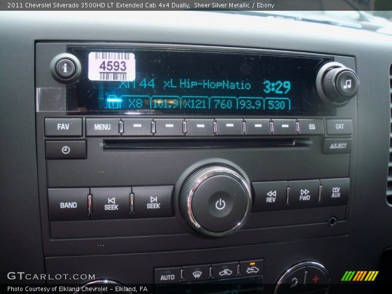 Audio System of 2011 Silverado 3500HD LT Extended Cab 4x4 Dually