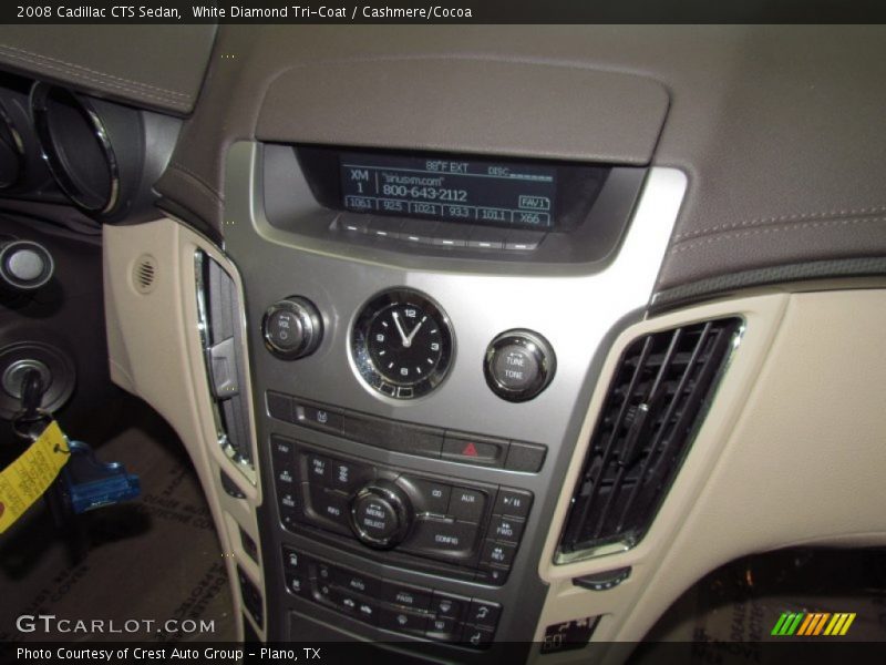 White Diamond Tri-Coat / Cashmere/Cocoa 2008 Cadillac CTS Sedan