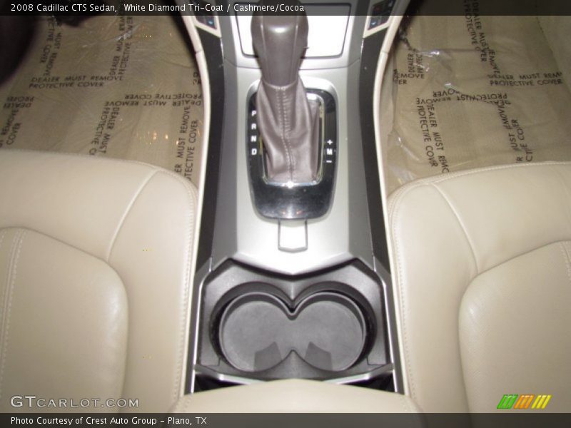 White Diamond Tri-Coat / Cashmere/Cocoa 2008 Cadillac CTS Sedan