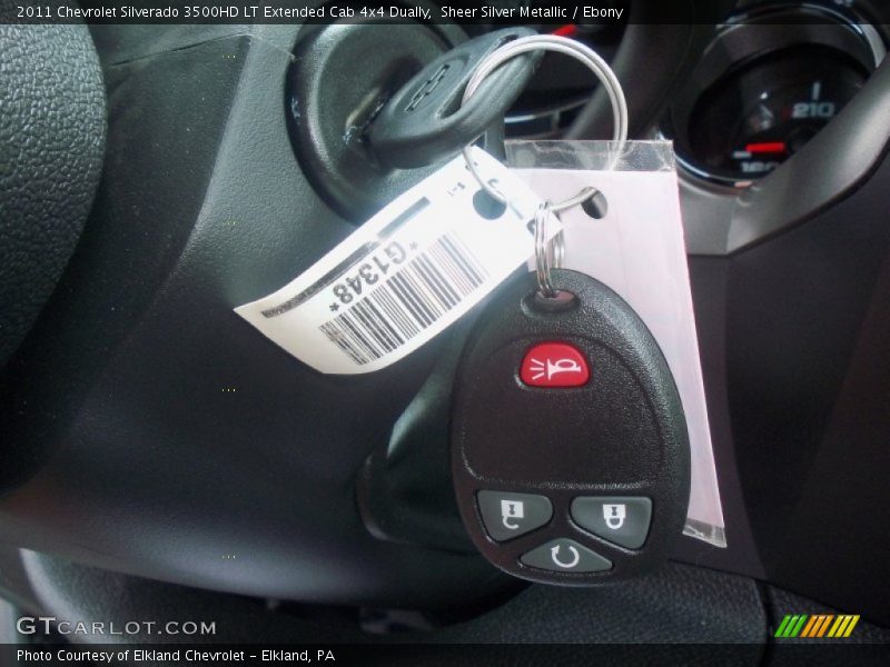 Keys of 2011 Silverado 3500HD LT Extended Cab 4x4 Dually
