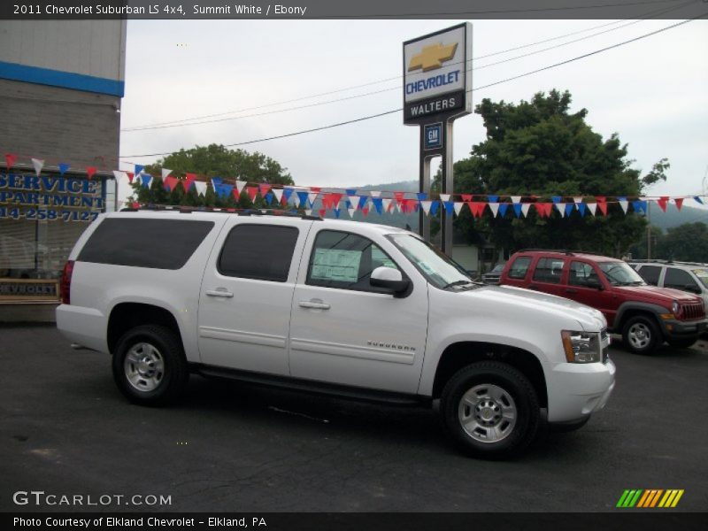 Summit White / Ebony 2011 Chevrolet Suburban LS 4x4