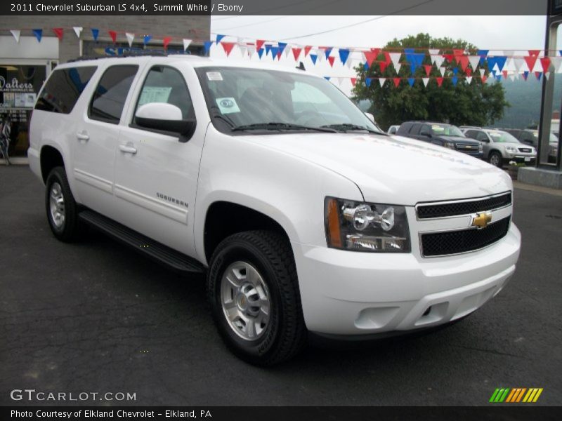 Summit White / Ebony 2011 Chevrolet Suburban LS 4x4