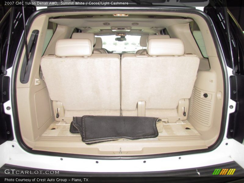Summit White / Cocoa/Light Cashmere 2007 GMC Yukon Denali AWD