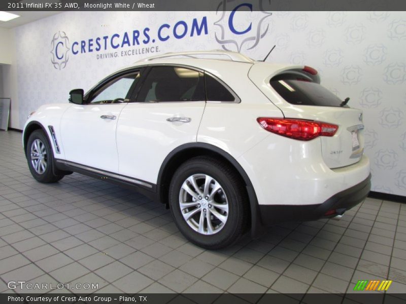 Moonlight White / Wheat 2011 Infiniti FX 35 AWD