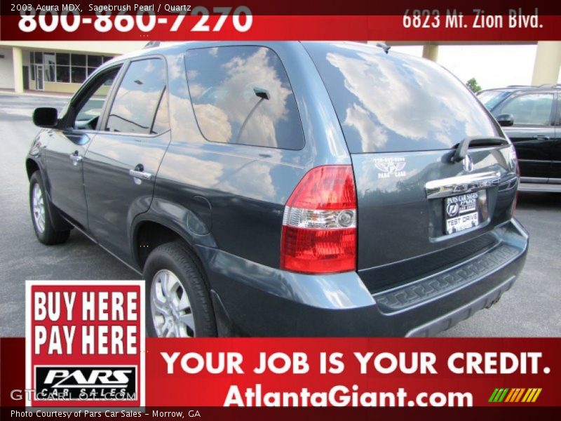 Sagebrush Pearl / Quartz 2003 Acura MDX