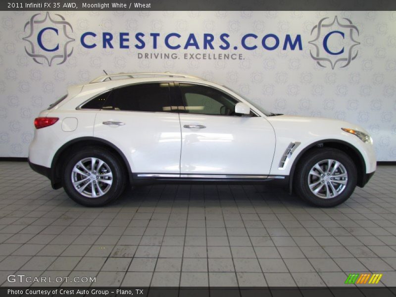 Moonlight White / Wheat 2011 Infiniti FX 35 AWD