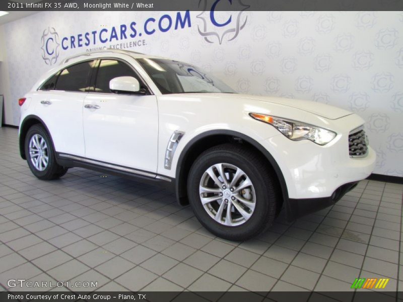 Moonlight White / Wheat 2011 Infiniti FX 35 AWD