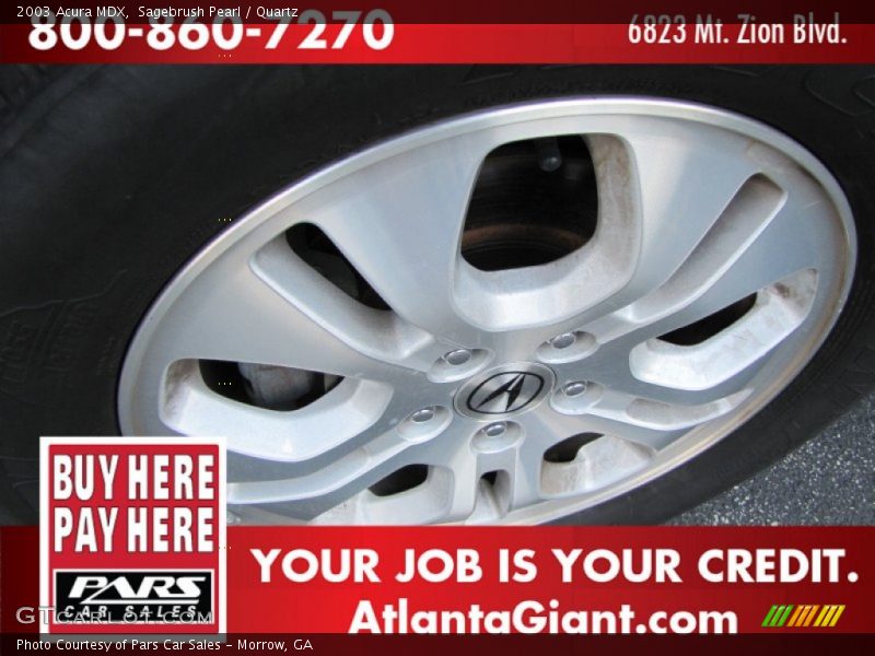Sagebrush Pearl / Quartz 2003 Acura MDX
