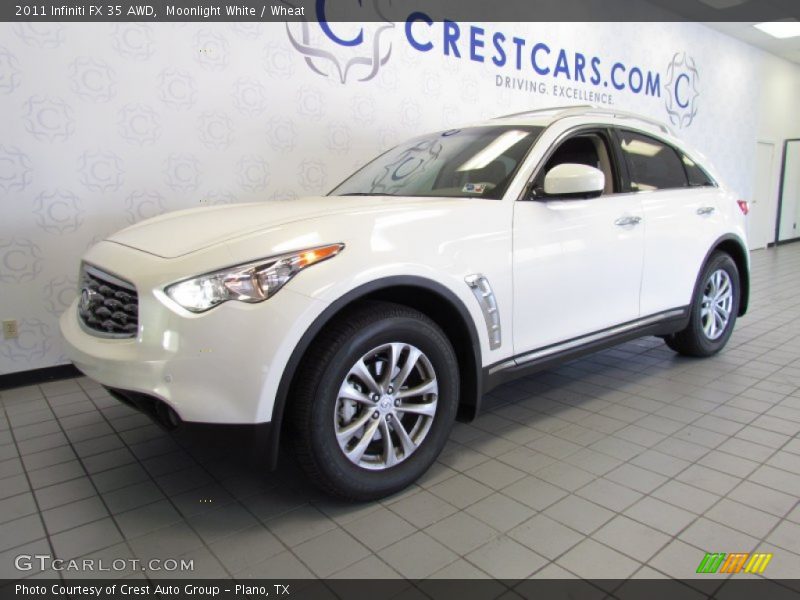Moonlight White / Wheat 2011 Infiniti FX 35 AWD