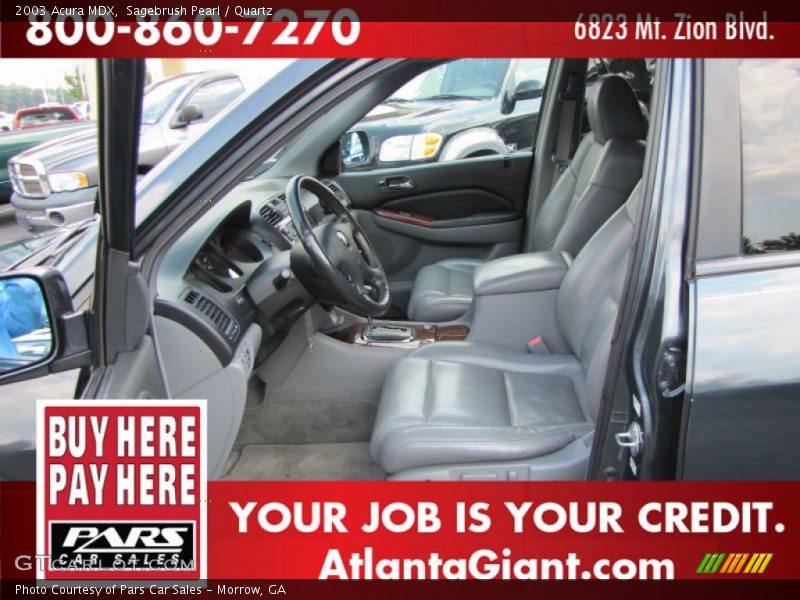 Sagebrush Pearl / Quartz 2003 Acura MDX