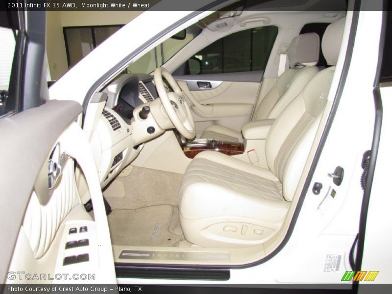 Moonlight White / Wheat 2011 Infiniti FX 35 AWD
