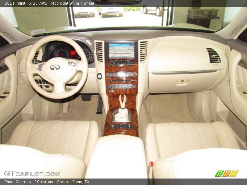 Moonlight White / Wheat 2011 Infiniti FX 35 AWD