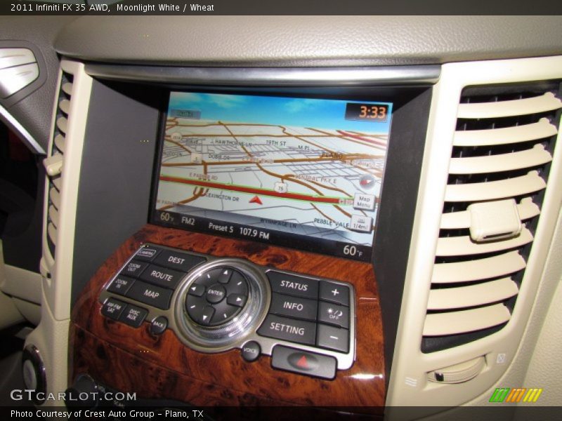 Navigation of 2011 FX 35 AWD