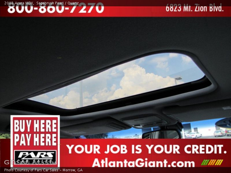 Sagebrush Pearl / Quartz 2003 Acura MDX