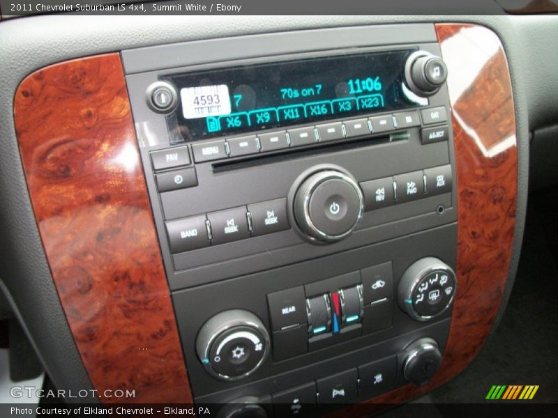 Controls of 2011 Suburban LS 4x4