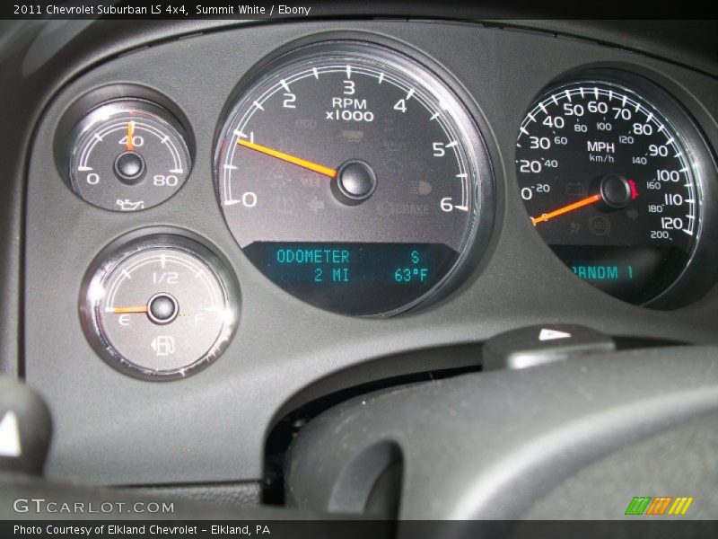 Summit White / Ebony 2011 Chevrolet Suburban LS 4x4