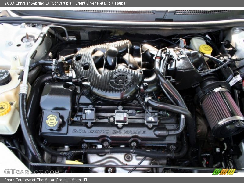  2003 Sebring LXi Convertible Engine - 2.7 Liter DOHC 24-Valve V6