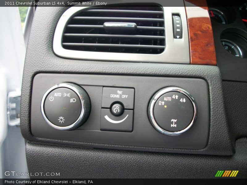 Controls of 2011 Suburban LS 4x4