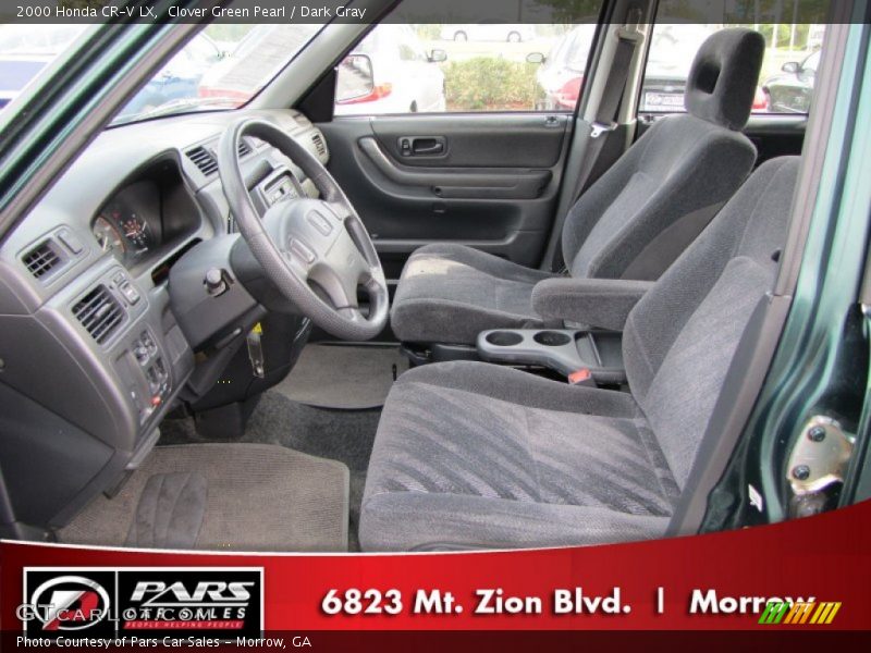 Clover Green Pearl / Dark Gray 2000 Honda CR-V LX