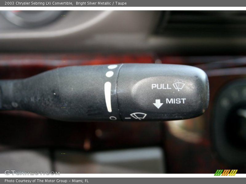 Bright Silver Metallic / Taupe 2003 Chrysler Sebring LXi Convertible
