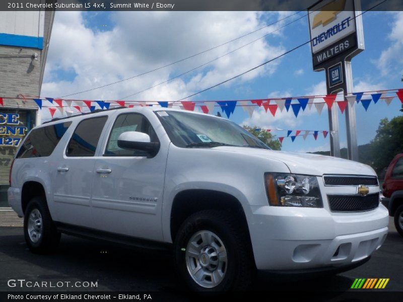 Summit White / Ebony 2011 Chevrolet Suburban LS 4x4