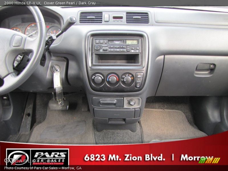 Clover Green Pearl / Dark Gray 2000 Honda CR-V LX
