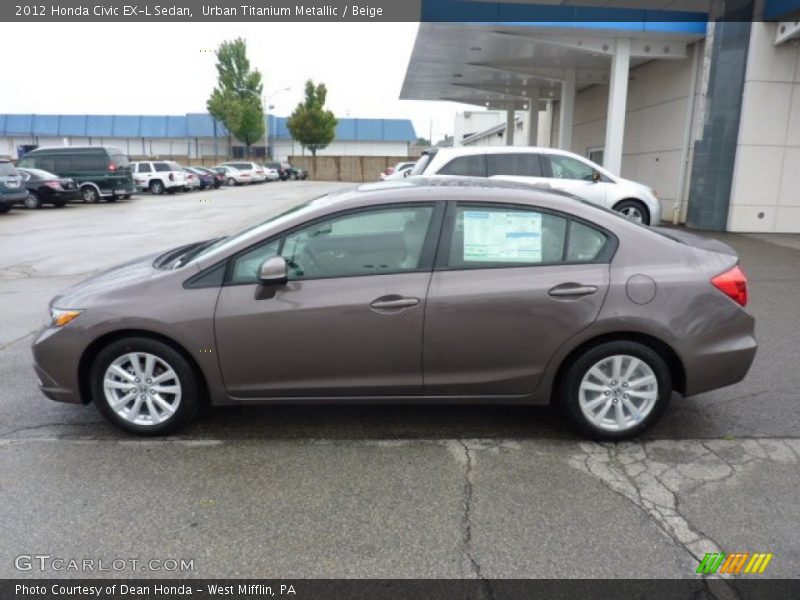  2012 Civic EX-L Sedan Urban Titanium Metallic