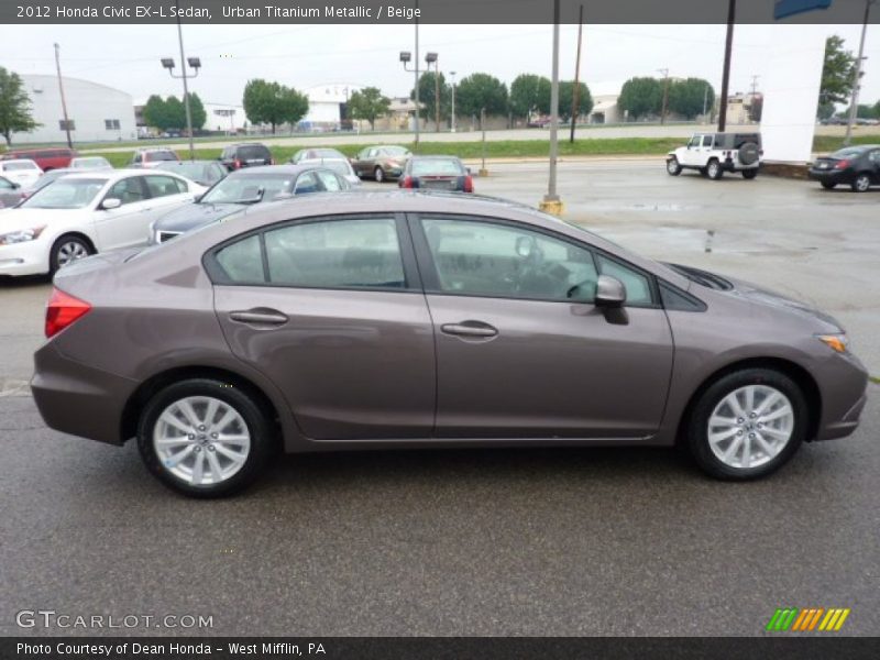  2012 Civic EX-L Sedan Urban Titanium Metallic