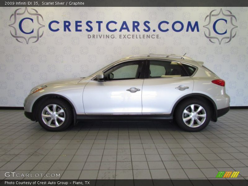 Scarlet Silver / Graphite 2009 Infiniti EX 35