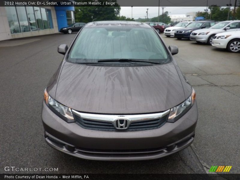  2012 Civic EX-L Sedan Urban Titanium Metallic
