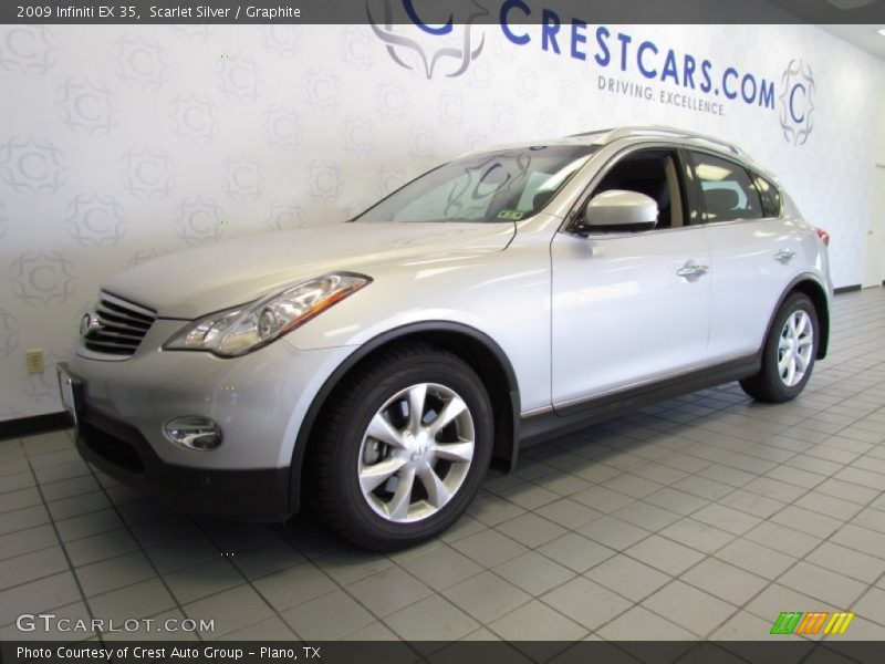 Scarlet Silver / Graphite 2009 Infiniti EX 35