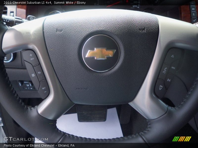 Summit White / Ebony 2011 Chevrolet Suburban LS 4x4