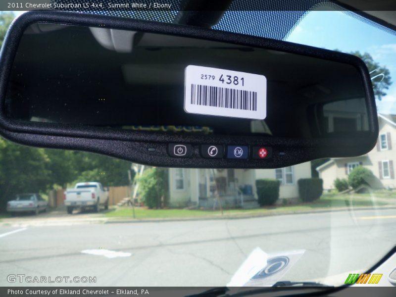 Summit White / Ebony 2011 Chevrolet Suburban LS 4x4