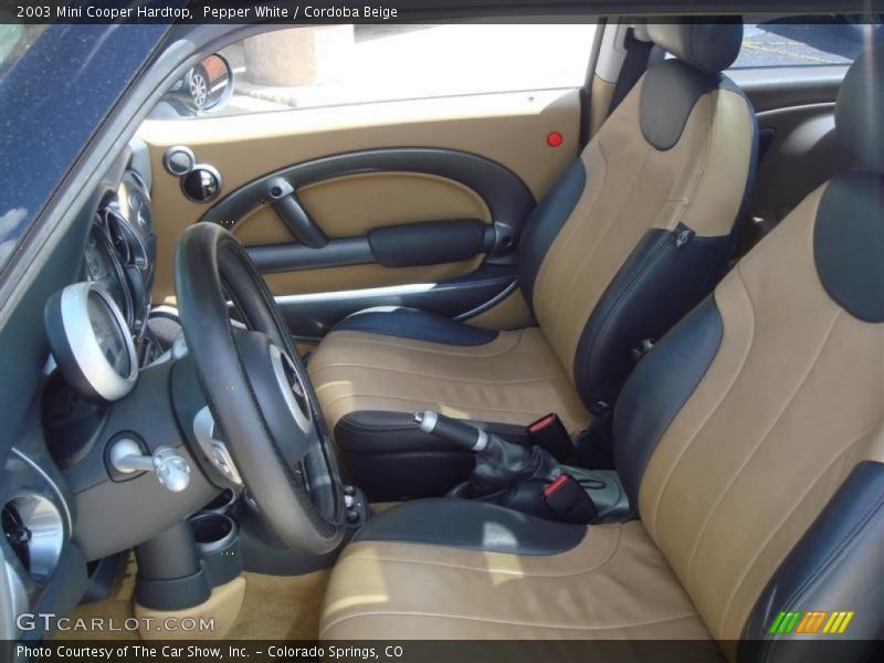 Pepper White / Cordoba Beige 2003 Mini Cooper Hardtop