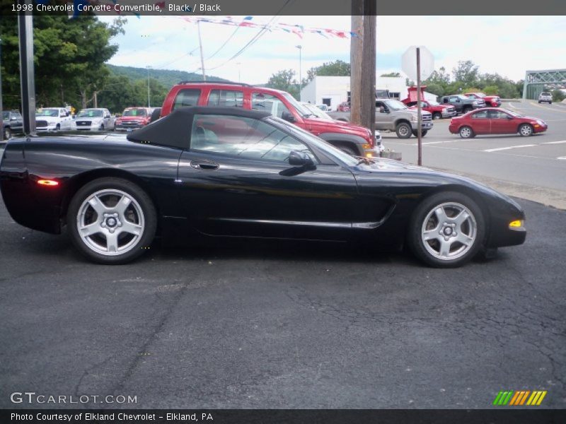 Black / Black 1998 Chevrolet Corvette Convertible