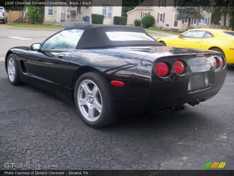 Black / Black 1998 Chevrolet Corvette Convertible