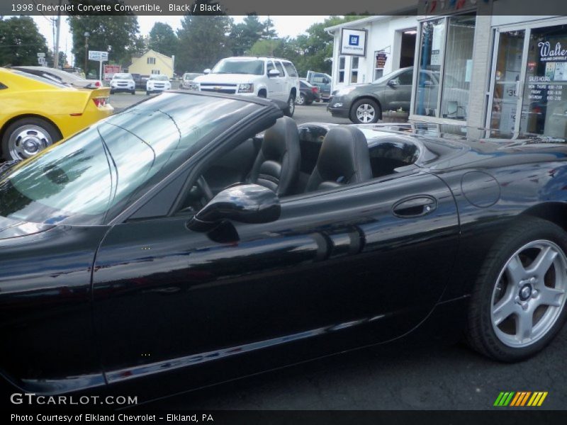 Black / Black 1998 Chevrolet Corvette Convertible