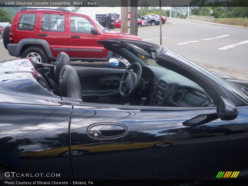 Black / Black 1998 Chevrolet Corvette Convertible