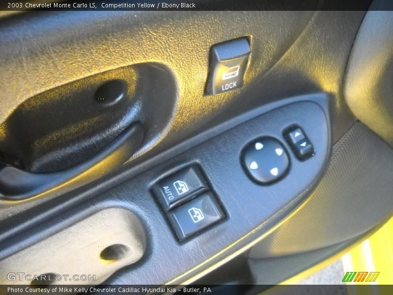 Competition Yellow / Ebony Black 2003 Chevrolet Monte Carlo LS